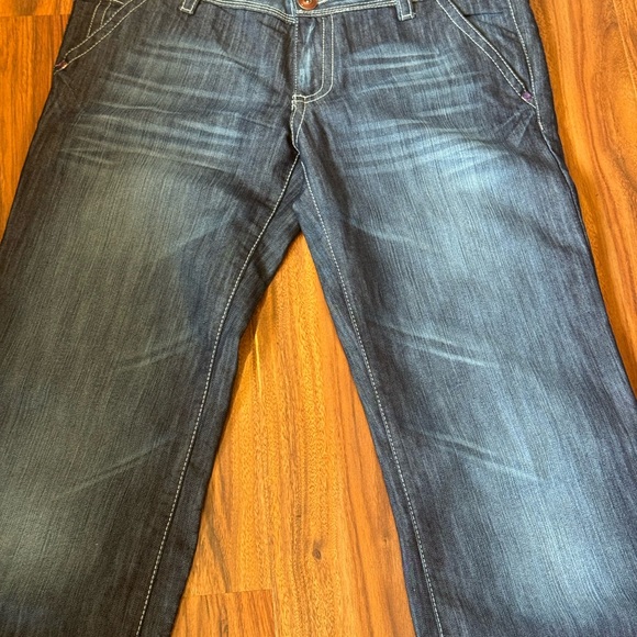 Women Zara TRF Denim Rules blue jeans size 8 preowned - Picture 16 of 16